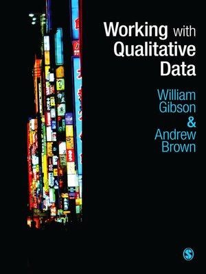 cover image of Working with Qualitative Data